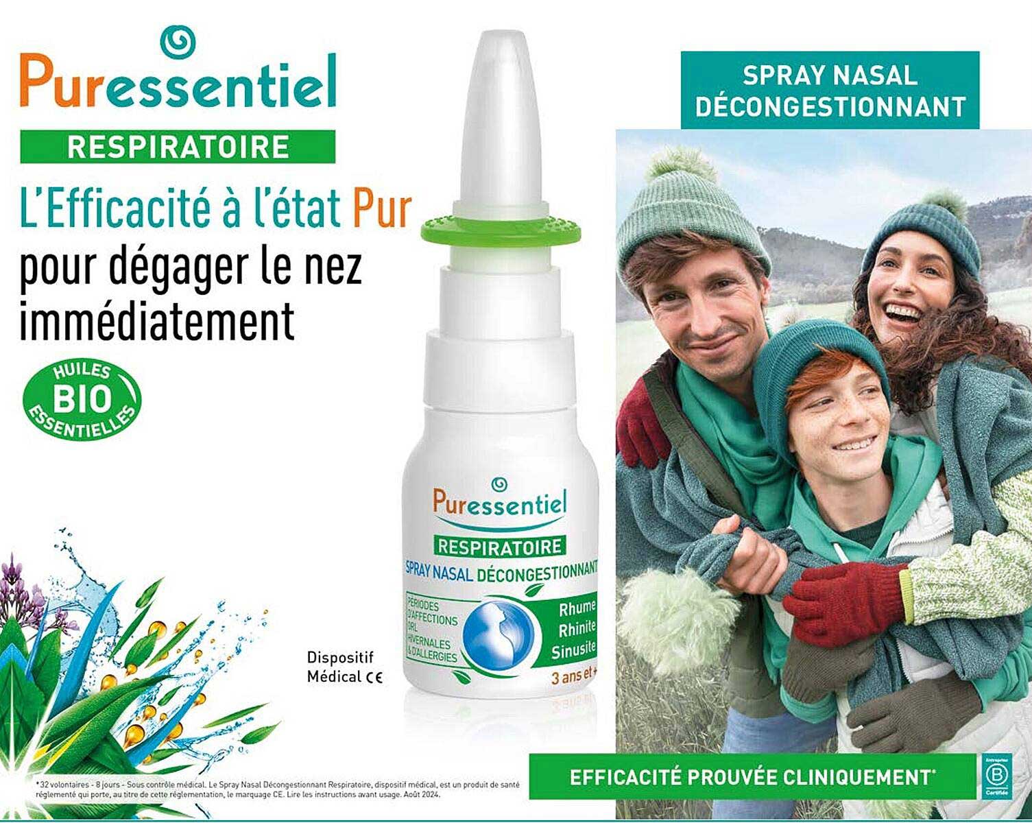 Spray nasal décongestionnant