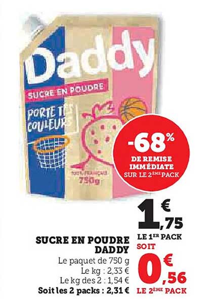 SUCRE EN POUDRE DADDY