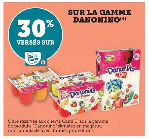 SUR LA GAMME DANONINO