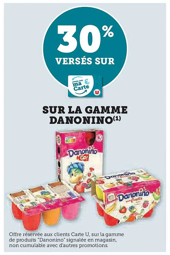 SUR LA GAMME DANONINO