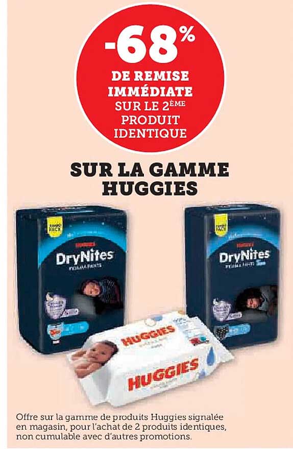 SUR LA GAMME HUGGIES