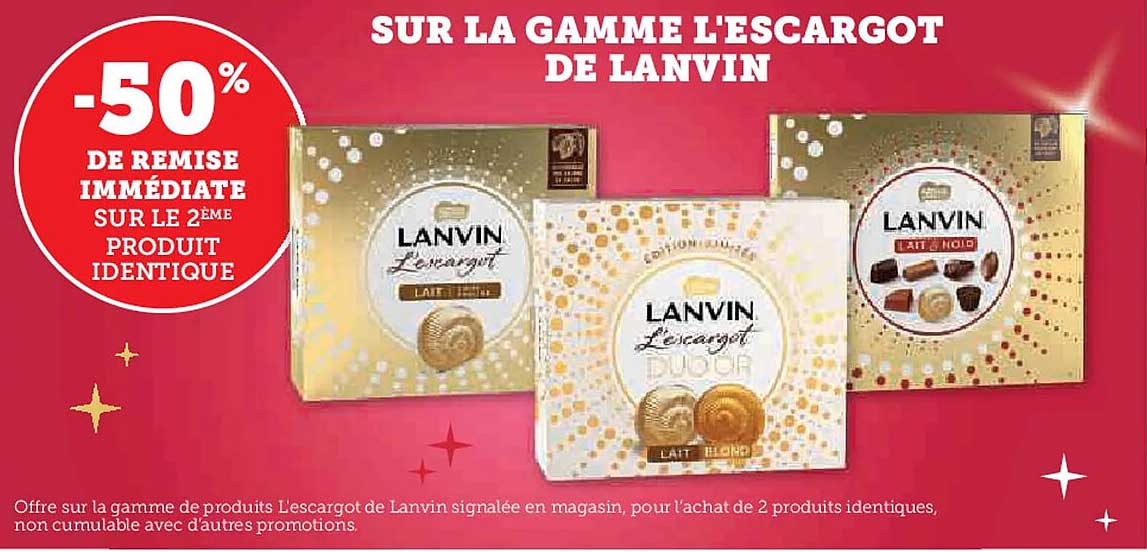 SUR LA GAMME L'ESCARGOT DE LANVIN