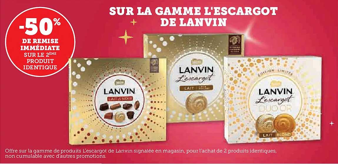 SUR LA GAMME L'ESCARGOT DE LANVIN