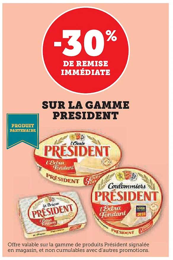 SUR LA GAMME PRESIDENT