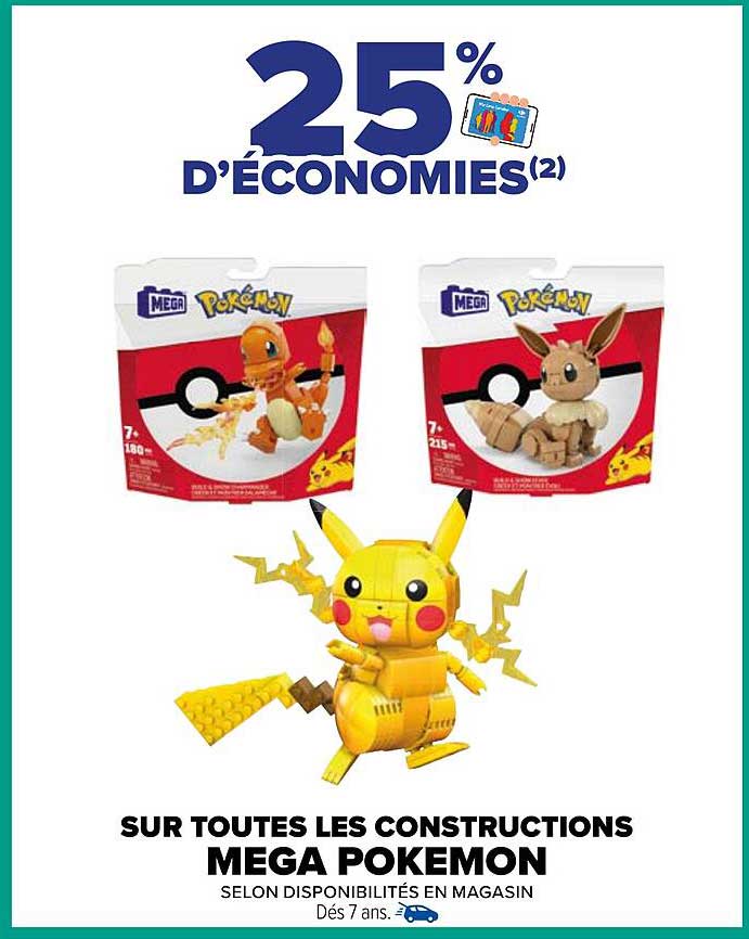 SUR TOUTES LES CONSTRUCTIONS MEGA POKEMON