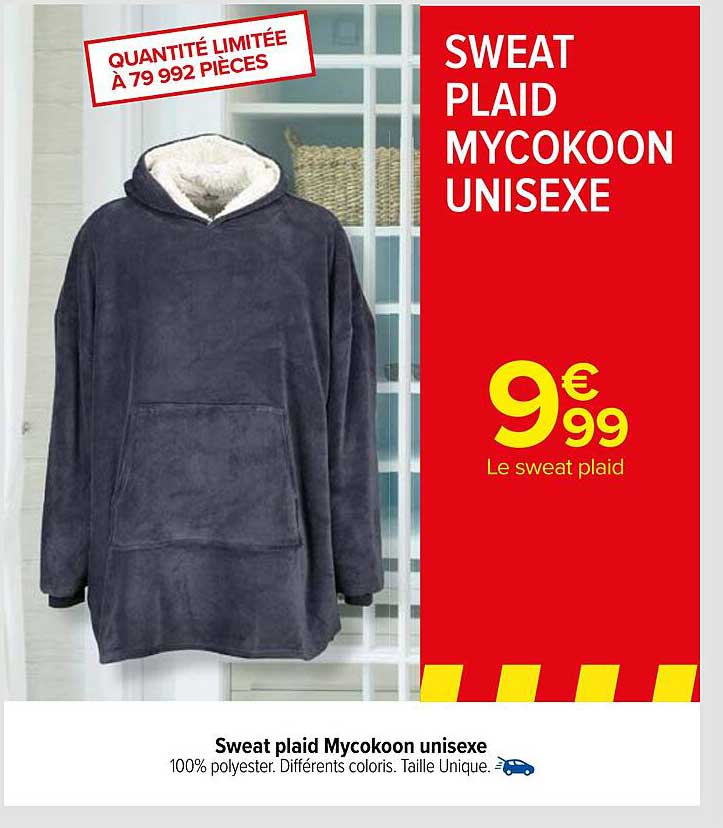 SWEAT PLAID MYCOKOON UNISEXE