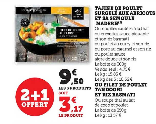 TAJINE DE POULET SURGELÉ AUX ABRICOTS ET SA SEMOULE MADERN(2)