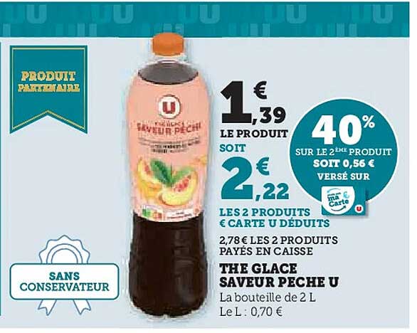 THE GLACE SAVEUR PECHE U