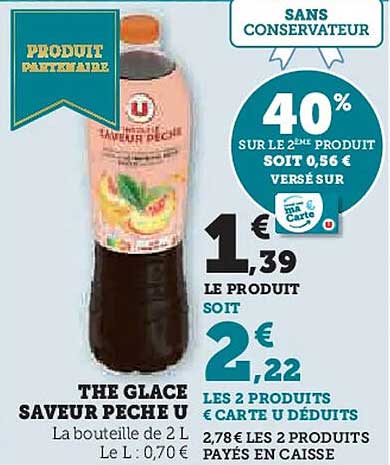 THE GLACE SAVEUR PECHE U