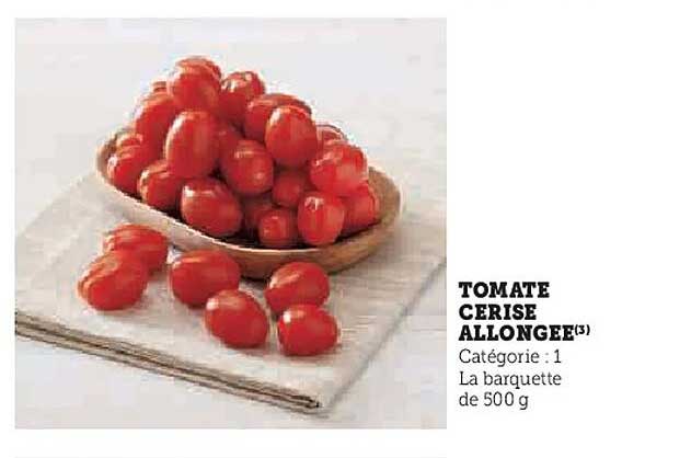 TOMATE CERISE ALLONGÉE