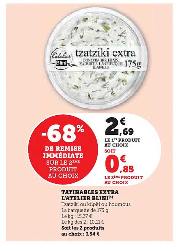 Tzatziki extra L'Atelier Blini