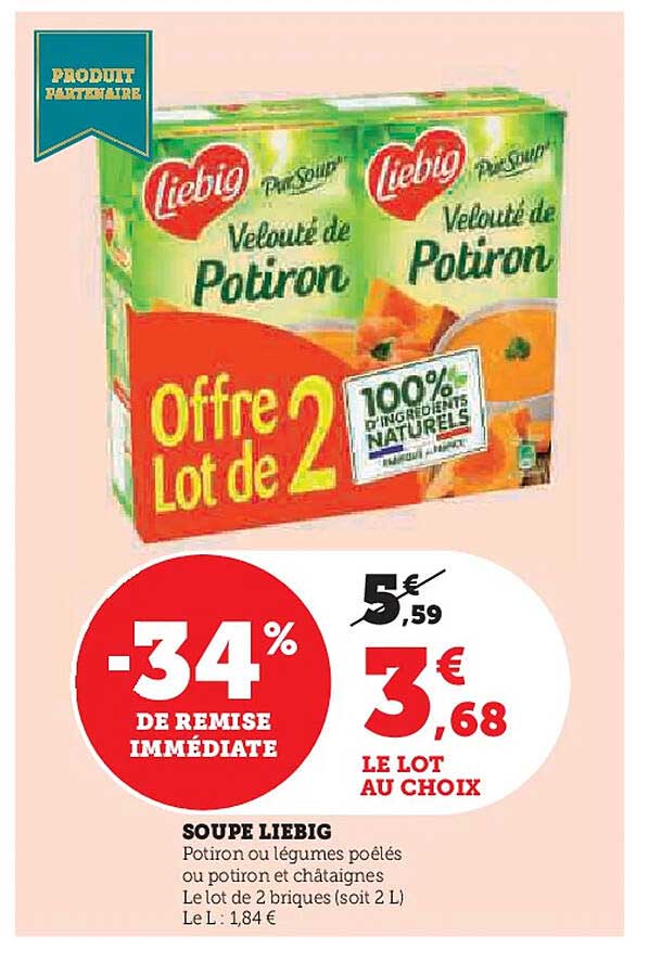 Velouté de Potiron Offerte Lot de 2