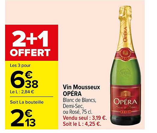 Vin Mousseux OPÉRA