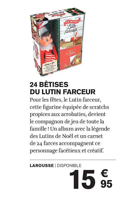 24 BÊTISES DU LUTIN FARCEUR