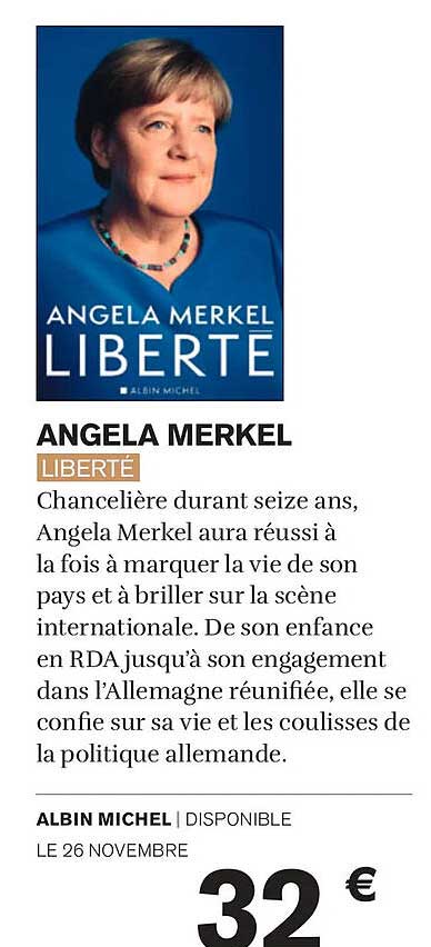 ANGELA MERKEL LIBERTÉ