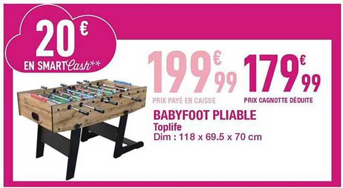 BABYFOOT PLIABLE Toplife