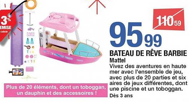 BATEAU DE RÊVE BARBIE