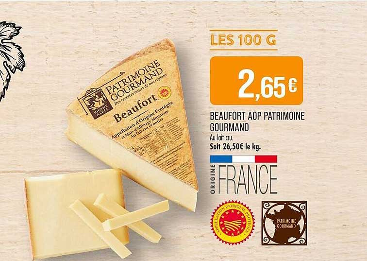 BEAUFORT AOP PATRIMOINE GOURMAND