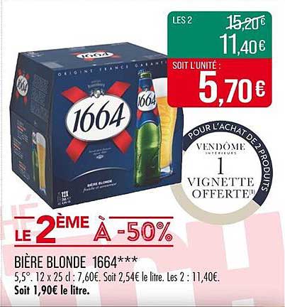 BIÈRE BLONDE 1664***