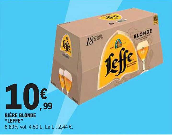 BIÈRE BLONDE "LEFFE"