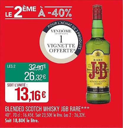 BLENDED SCOTCH WHISKY J&B RARE***