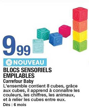 BLOCS SENSORIELS EMPILABLES