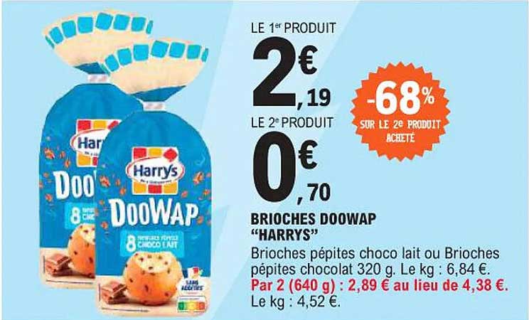 BRIOCHES DOOWAP "HARRYS"