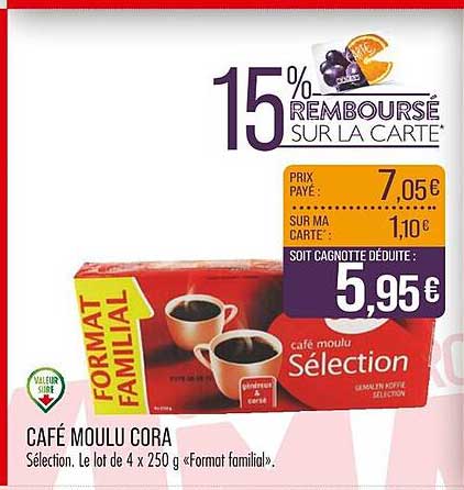 CAFÉ MOULU CORA