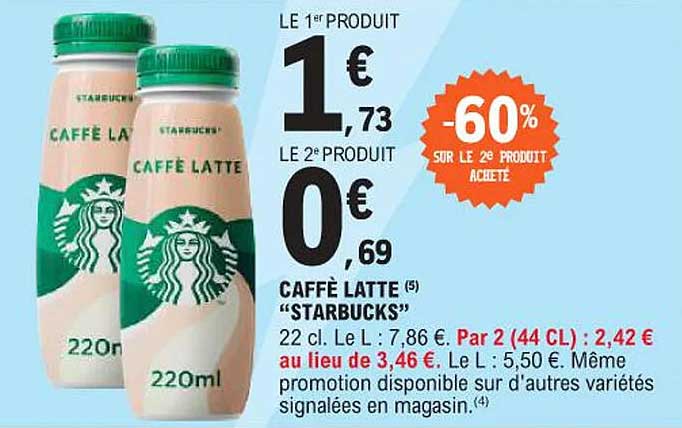 CAFFÉ LATTE "STARBUCKS"