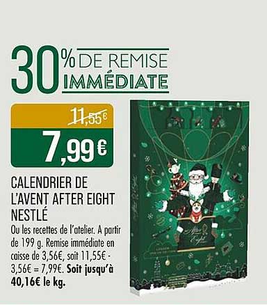 CALENDRIER DE L’AVENT AFTER EIGHT NESTLÉ