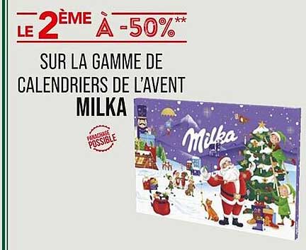 CALENDRIERS DE L'AVENT MILKA