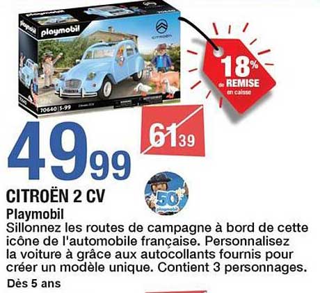 CITROËN 2 CV Playmobil