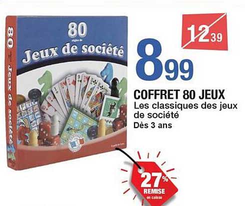 COFFRET 80 JEUX