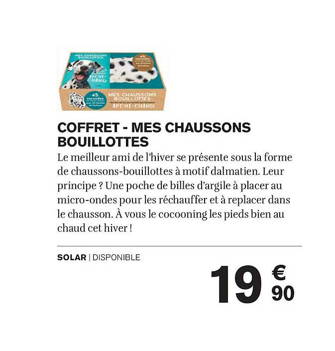 COFFRET - MES CHAUSSONS BOUILLOTTES