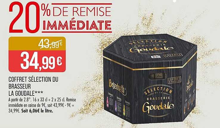 COFFRET SÉLECTION DU BRASSEUR LA GOUDALE***