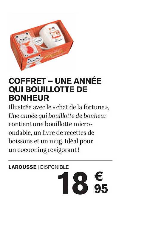 COFFRET – UNE ANNÉE QUI BOUILLOTTE DE BONHEUR