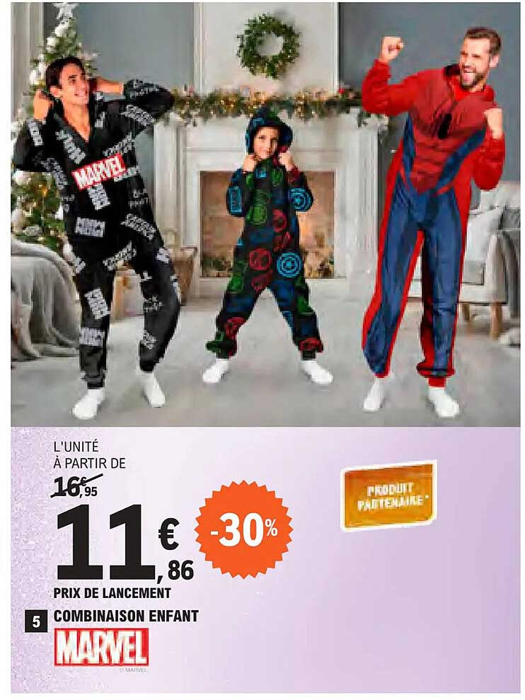 COMBINAISON ENFANT MARVEL