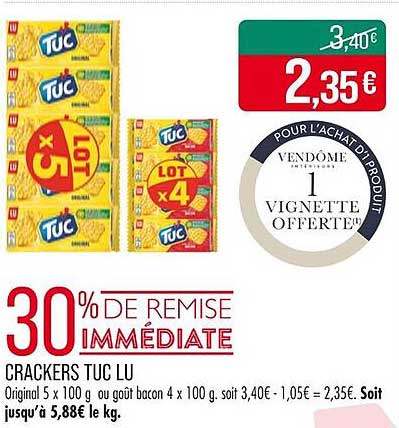 CRACKERS TUC LU