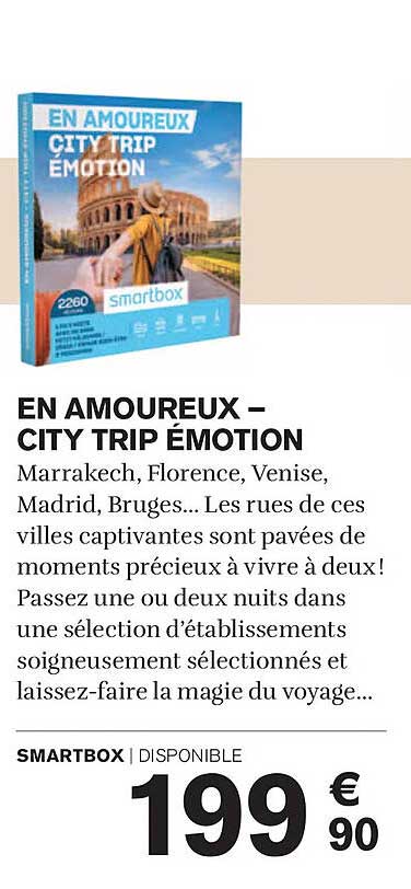 EN AMOUREUX – CITY TRIP ÉMOTION