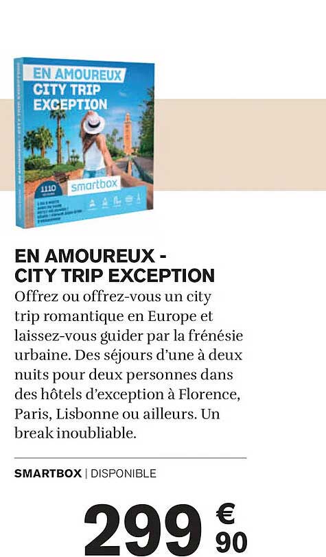 EN AMOUREUX - CITY TRIP EXCEPTION