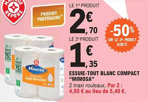 ESSUIE-TOUT BLANC COMPACT "MIMOSA"