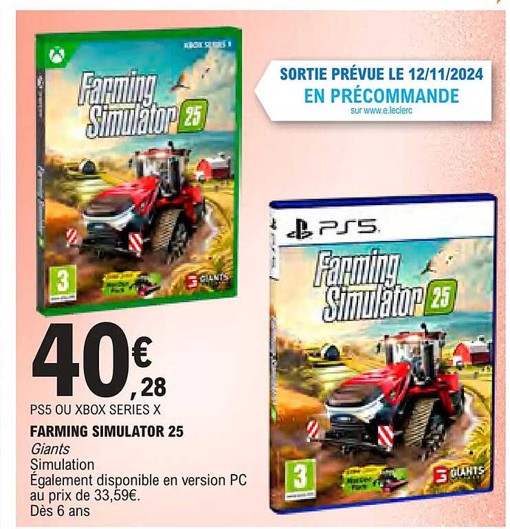 FARMING SIMULATOR 25