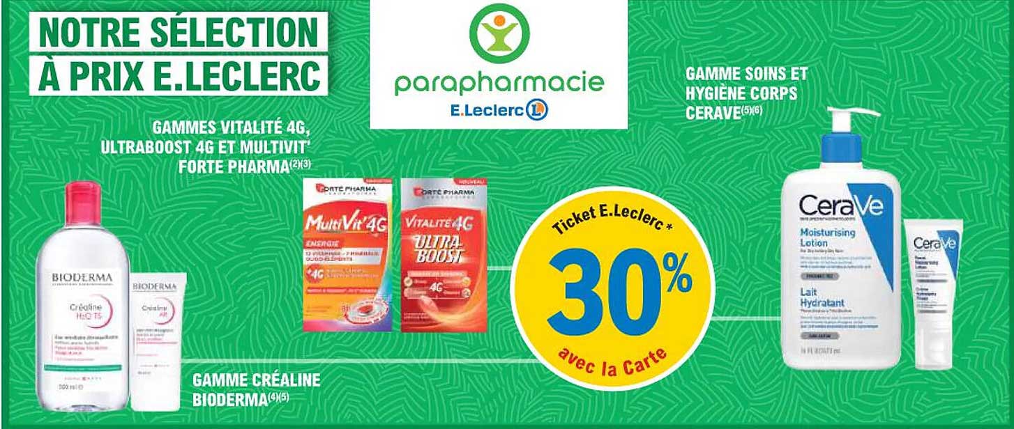 GAMMES VITALITÉ 4G, ULTRABOOST 4G ET MULTIVIT' FORTE PHARMA