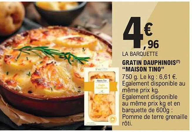 GRATIN DAUPHINOIS® "MAISON TINO"