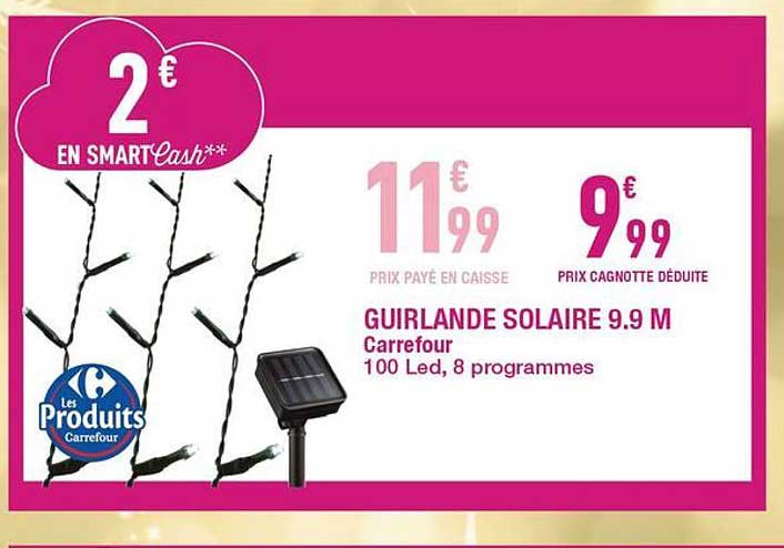 GUIRLANDE SOLAIRE 9.9 M