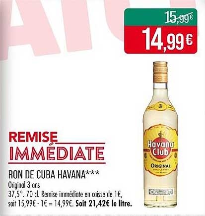 Havana Club Original 3 ans