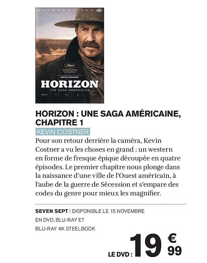 HORIZON : UNE SAGA AMÉRICAINE, CHAPITRE 1