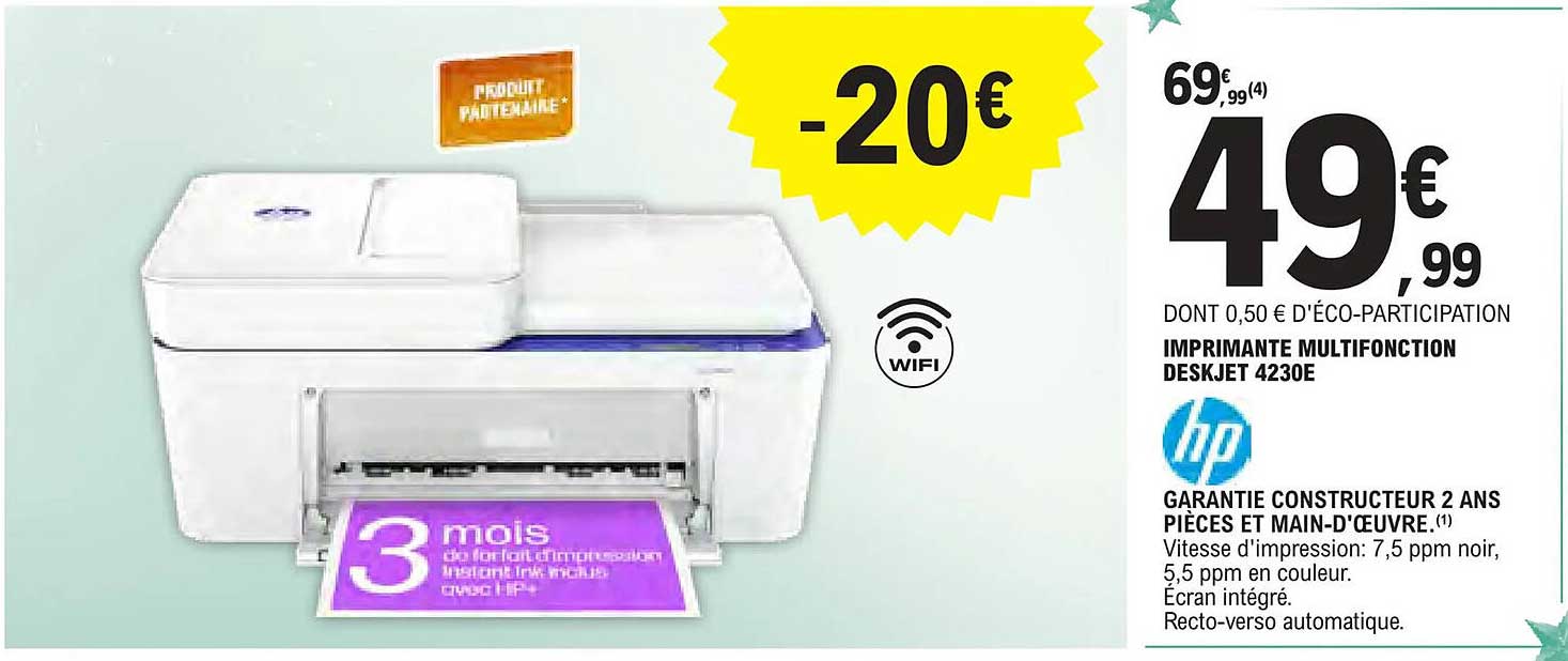 IMPRIMANTE MULTIFONCTION DESKJET 4230E