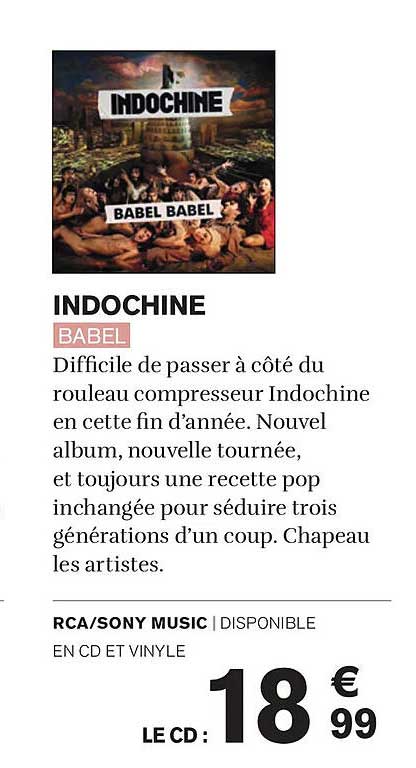 INDOCHINE BABEL