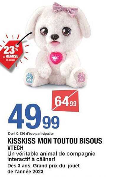 KISSKISS MON TOUTOU BISOUNOURS VTECH